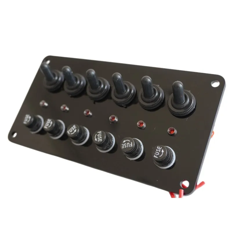 6GANG Кулисный тумблеры 6 Pin Горячая Распродажа 12v 24v Rv Utv Atv Морской точечные светильники