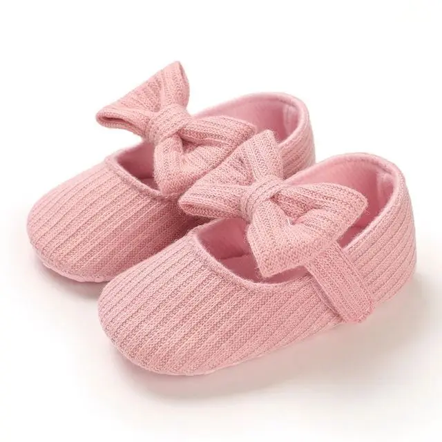 Z-834 Baby Girl Shoes Soft Sole Cotton Princess Crib