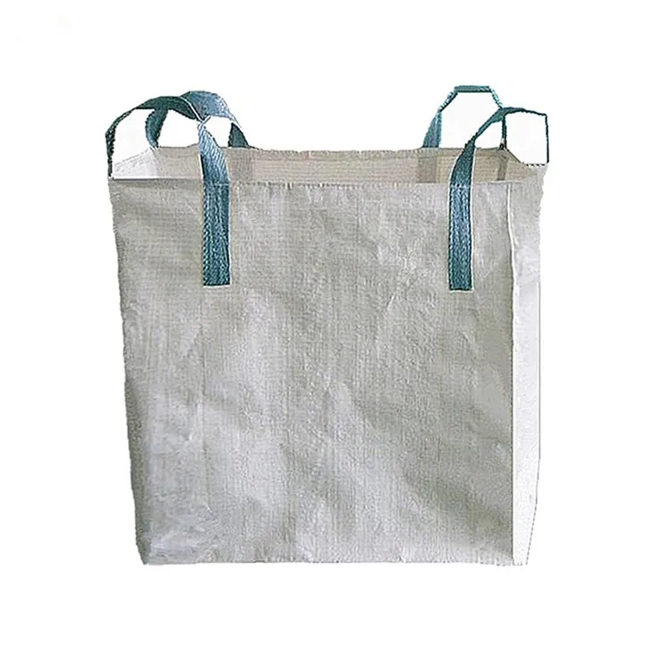 EGP 1 Ton Jumbo Bag Woven Woven PP Big Bag with Printing Logo Circular Antistatic Bulk Storage Sugar Salt Loading Weight 1000kg