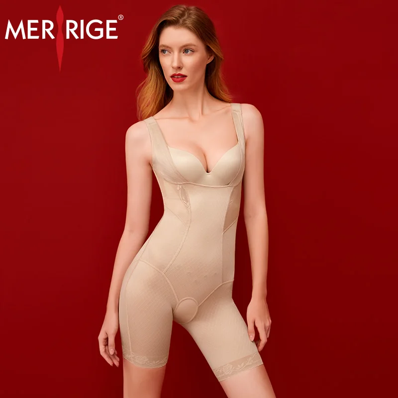Merrige post partum body shapewear shaper shorts bra hip dip faja colombian shapewear