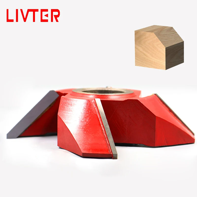 
LIVTER Carbide 45 degree Bevel Shaper Cutter for Woodworking Bevel Edges Milling Cutter  (62399090925)