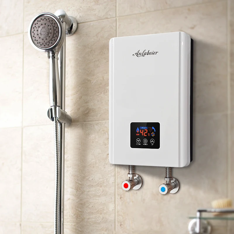 8000W Multi point hot heating bathrooms water heater electric geyser instant tankless water heater good price