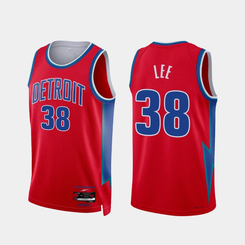 Drop Shipping Detroit City Pistons Basketball Jersey Black High Quality Embroidered uniform #13 Thomas