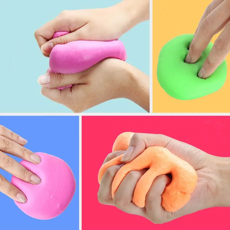 Hot Sale Crazy Super Soft Fluffy Putty Magic Slime Toys For Kids