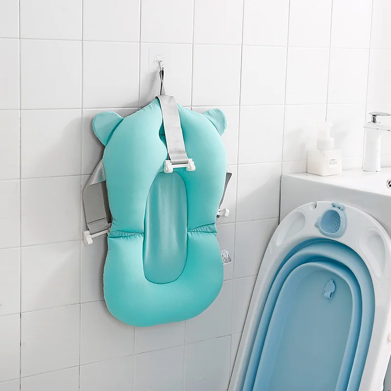 Горячая Распродажа, сиденье для ванны для новорожденного ребенка, подушка для ванны, складная подушка для душа, сиденье для младенцев, подставка для ванны