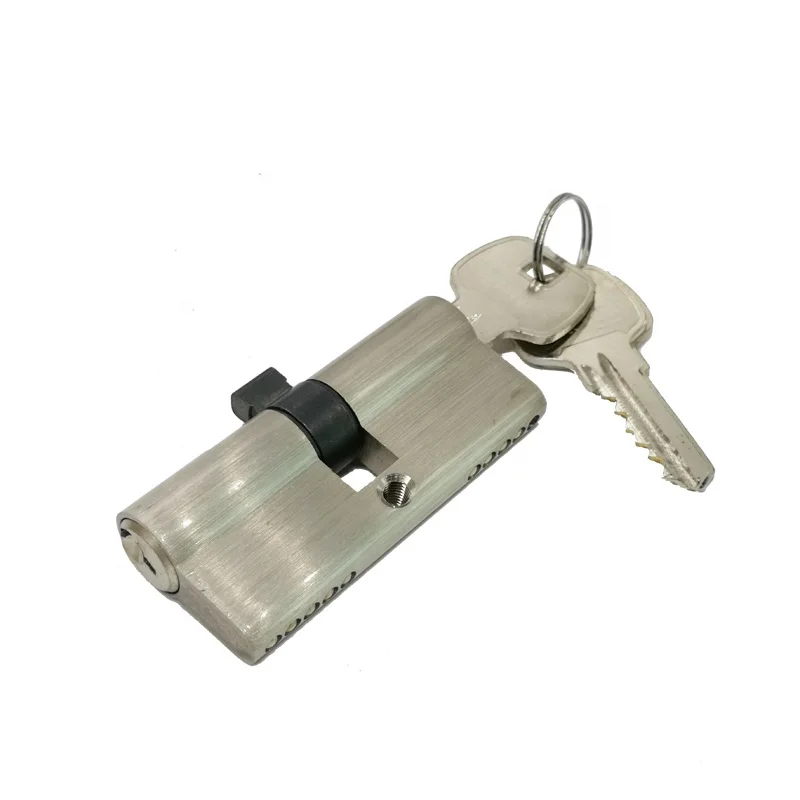 Solid Brass Profile Combination Double open Door Lock Cylinder with normal key lock Cylinder