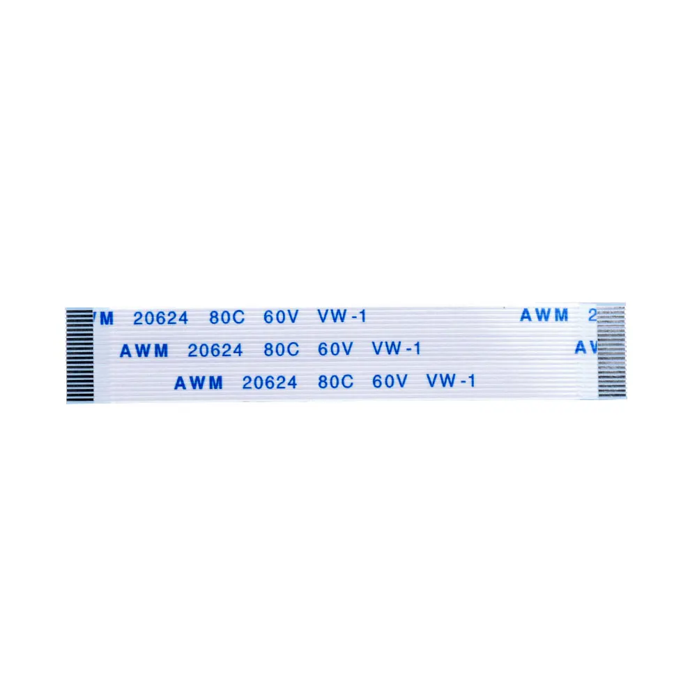 18P Длина линии AWM 20624 80C 60V VW-1 6 см до 40 высота каблука 10 каблук 15 20 25 плоский гибкий кабель шаг 0 5 1 мм FFC FPC