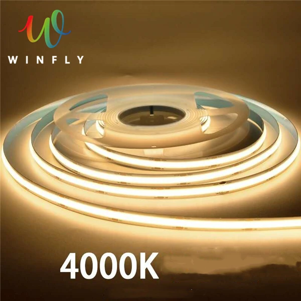 Светодиодные ленты COB White от производителя WINFLY480 для декора автомобиля