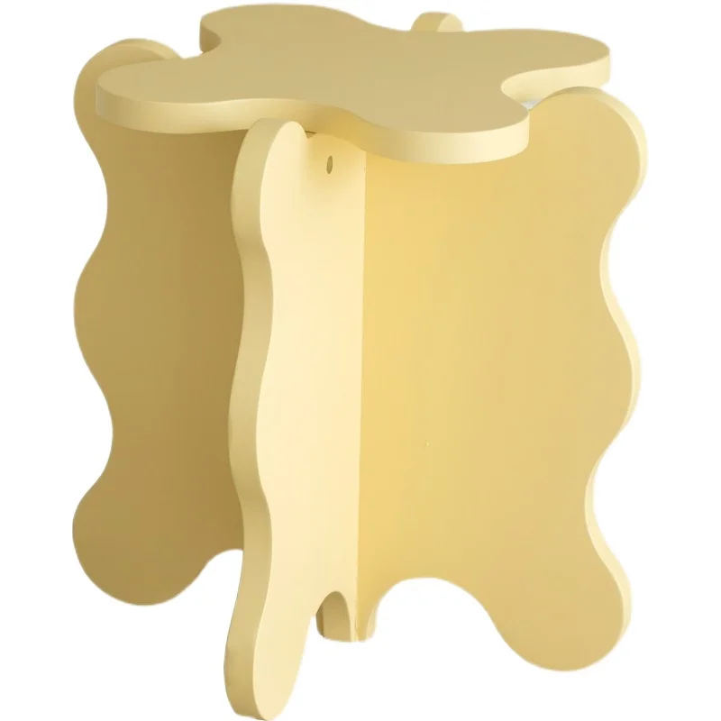 INS Popular Petals Tea Table Living Room Wooden Tea Table