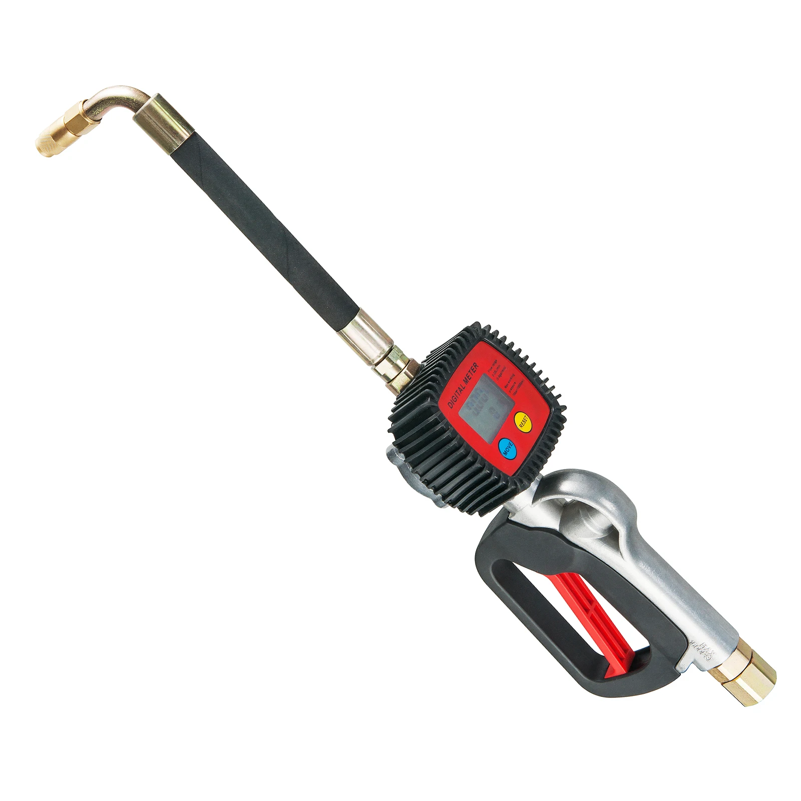 Wall Mount Pneumatic IBC Tank Barrel Lubricating Oil Drum Pump with Hose Reel Counter Meter