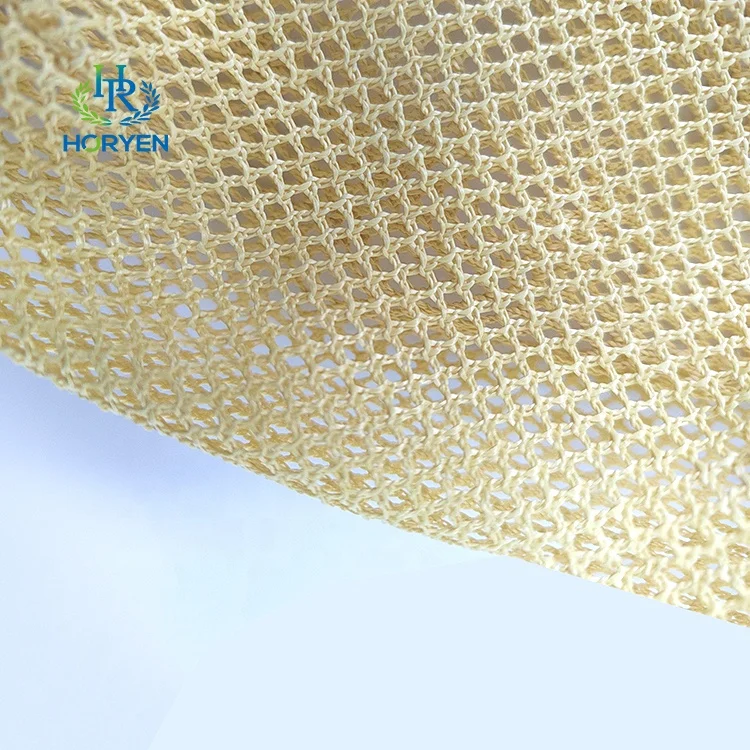 Factory direct aramid mesh cloth fire resistant high temperature resistant aramid fiber mesh fabric