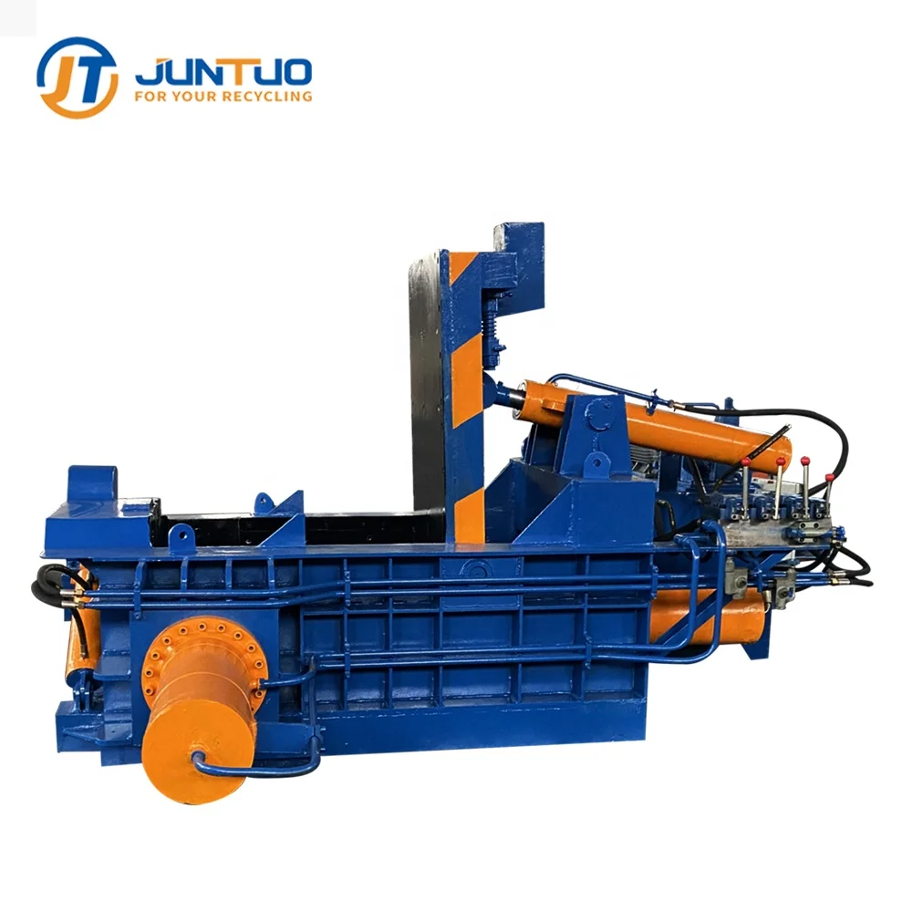 JUNTUO 1350KN scrap metal balers bale press machine hydraulic baler