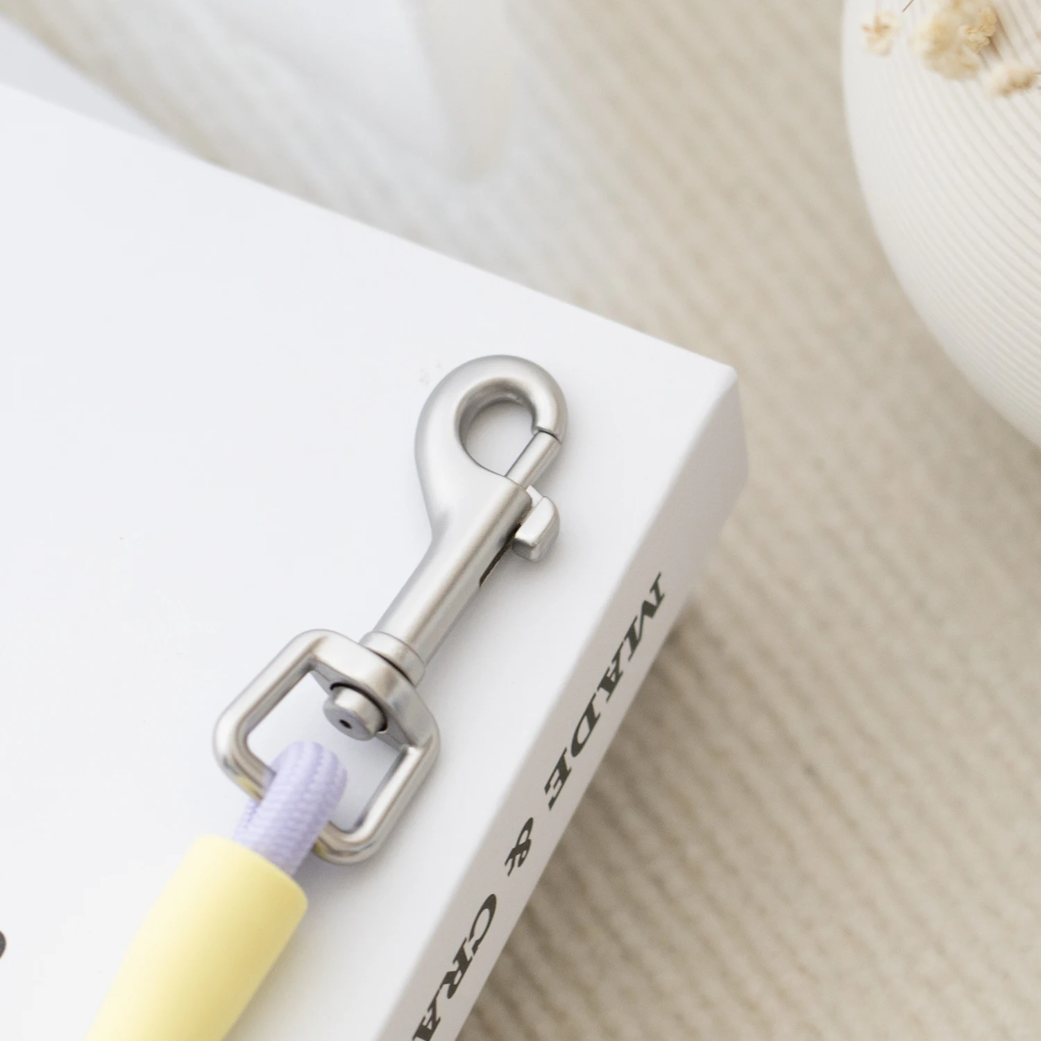 HanYang OEM Custom Rope Dog leash  Strong and Comfortable Dog Training Lead Rolled Nylon Rope leash with Soft handle