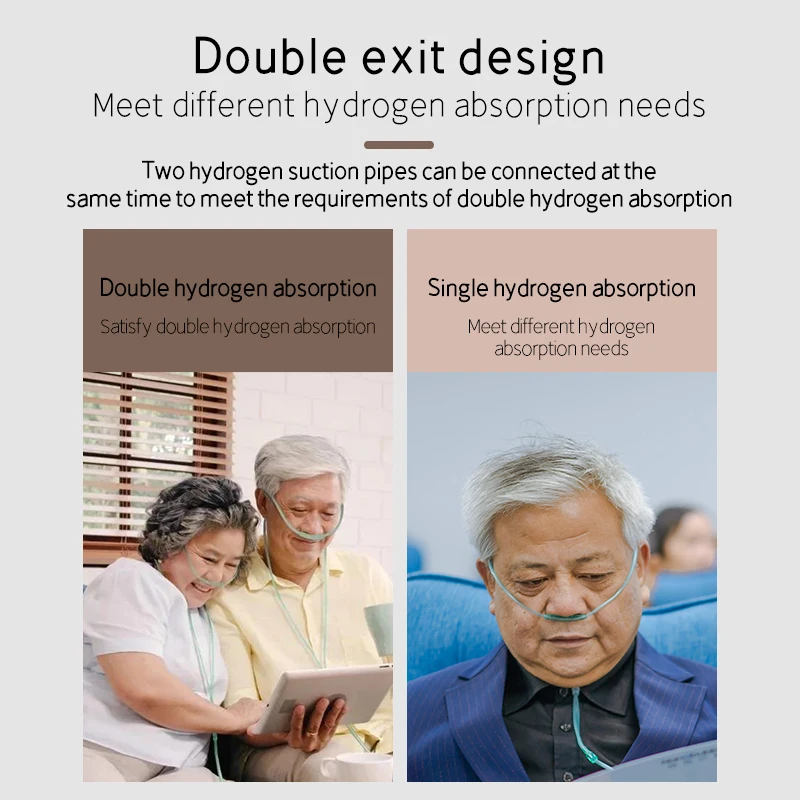 Hydrogen alkaline water bottle Inhalation Machine used at home and clinic HX-2000