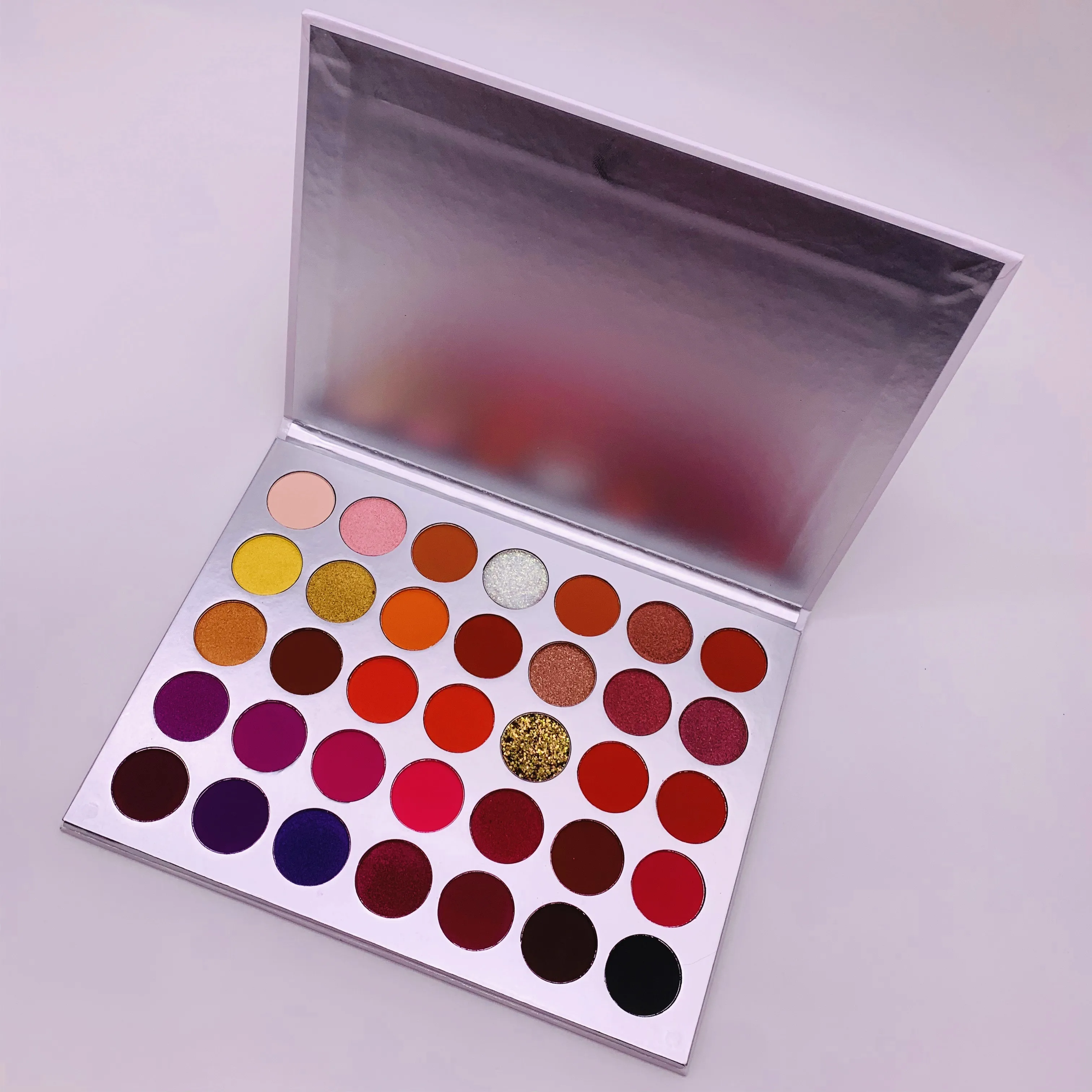 35 color eyeshadow palette vendor custom no label professional eyeshadow palette
