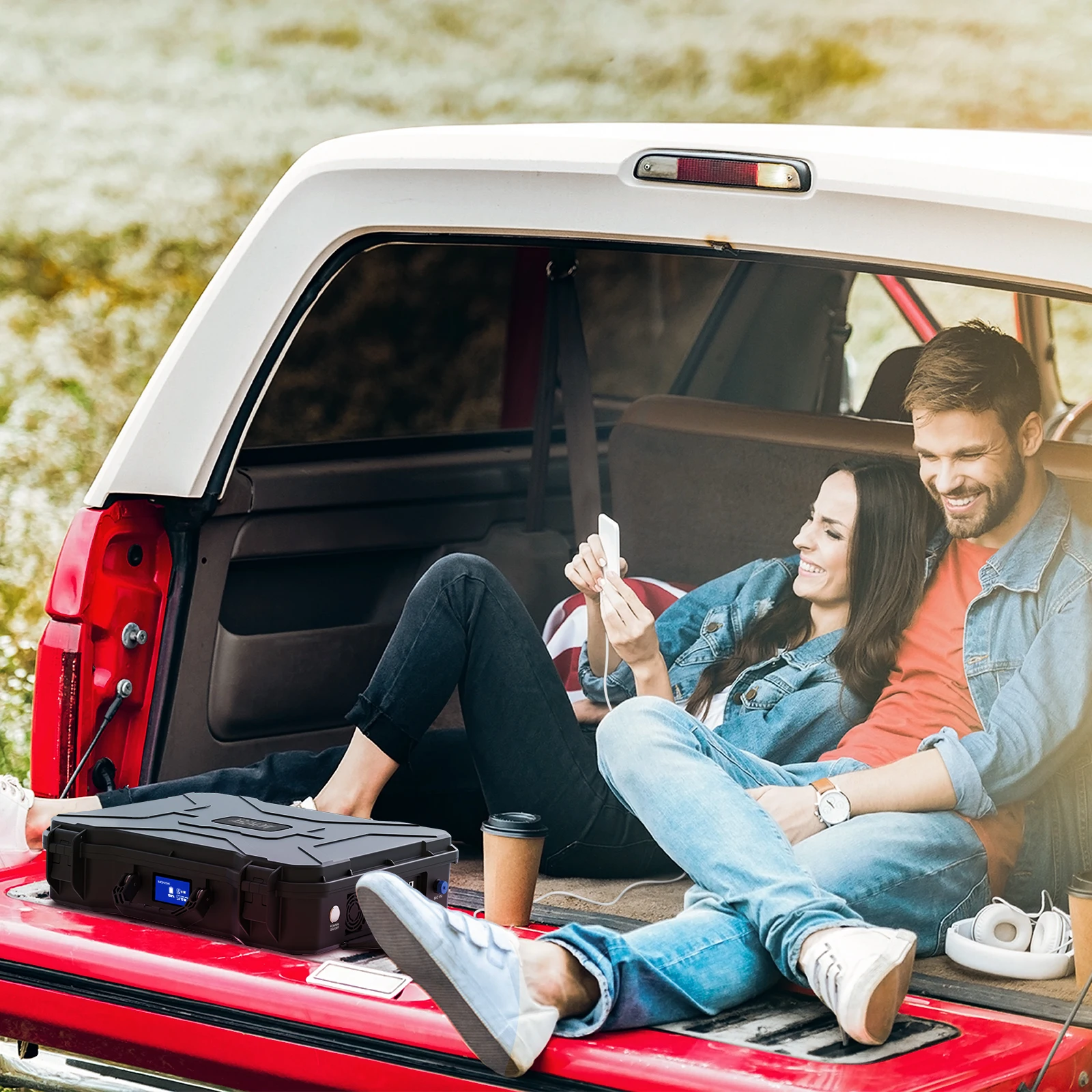 All In One Generator Solar 1000Wh for Camping