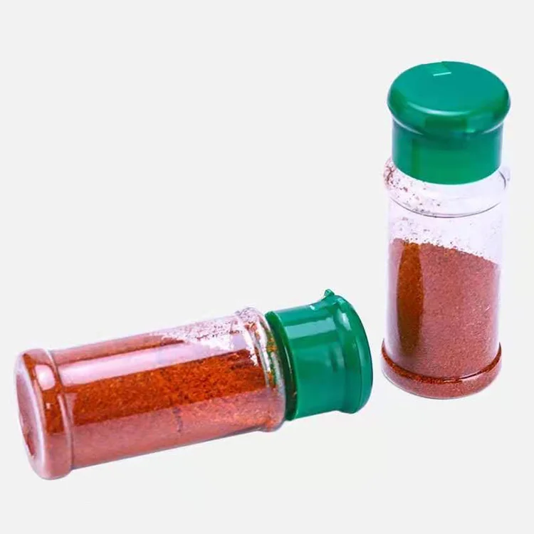 Kitchen 100g PET spice salt and Pepper Grinder shaker packaging bottles