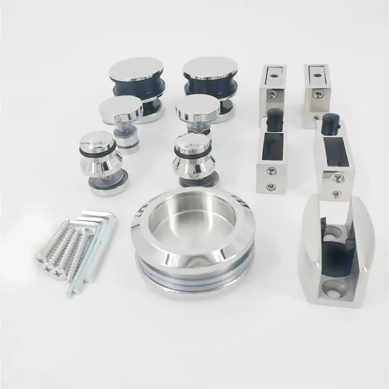 Hot Sale Modern Design Sliding Shower Door Kit with Steel and Stainless Steel Hardware for Bathroom Accessory Essentials