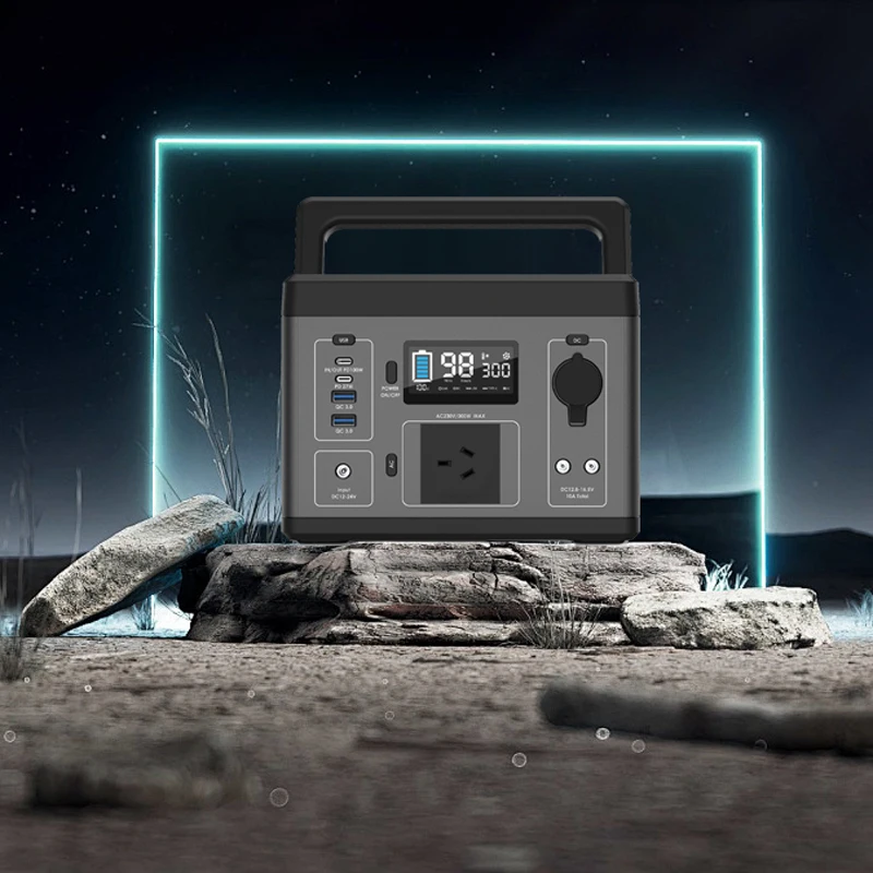 Outdoor High Capacity Camping Solar Mobile Bank Portable Power Station Generator Ctechi Power Station 300w