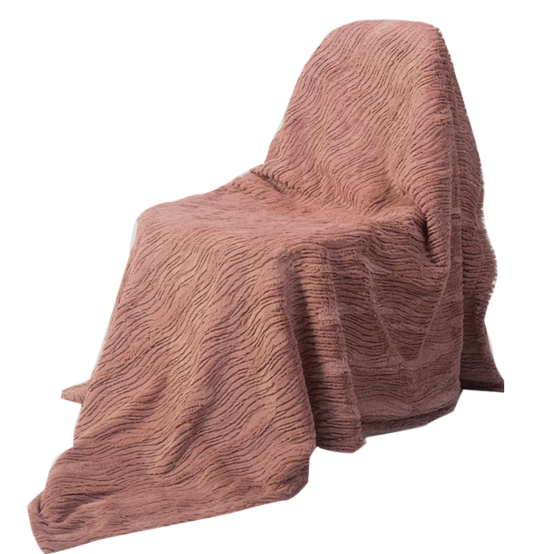 
Super Soft OEM Size Mink Blanket knit blanket luxury blanket  (1600205370390)
