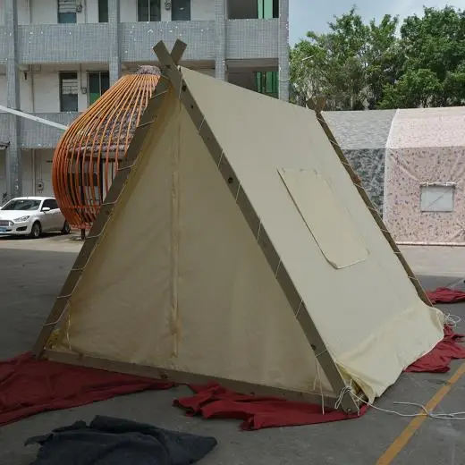 Оригинальная треугольная палатка туристический курортный отель глэмпинг для улицы