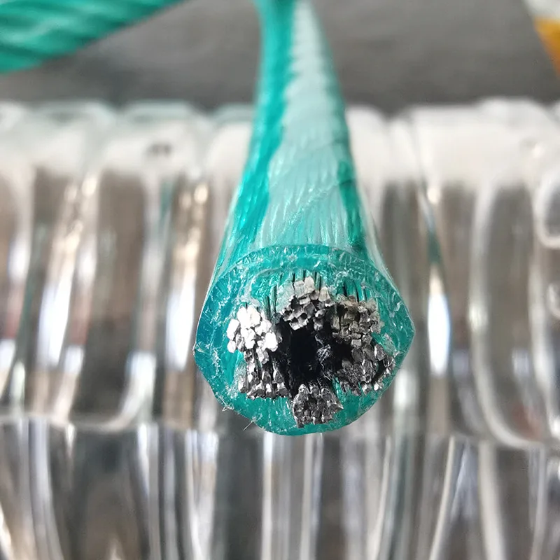 China PVC Coated Aircraft Cable Multi Color Coated High Strength Stainless Steel Wire Rope for Industrial