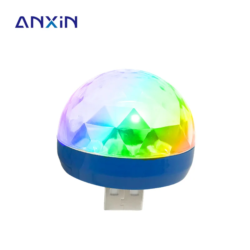 Led Small Magic Ball for led stage light Party Sound Control Mini effect USB ball dj lights disco Small magic ball
