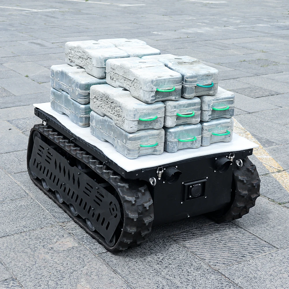 TinS-12E гусеничный беспилотный транспортный автомобиль большой нагрузки