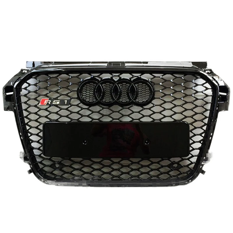 Подходит для Audi a1 upgrade rs1 2013-2015 годов, модификация корпуса переднего бампера, решетки радиатора