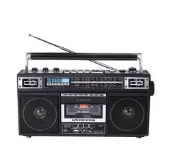 Vofull Hot Selling AM / FM  Internet Radio Rechargeable Portable Radio Cassette Recorder Radio