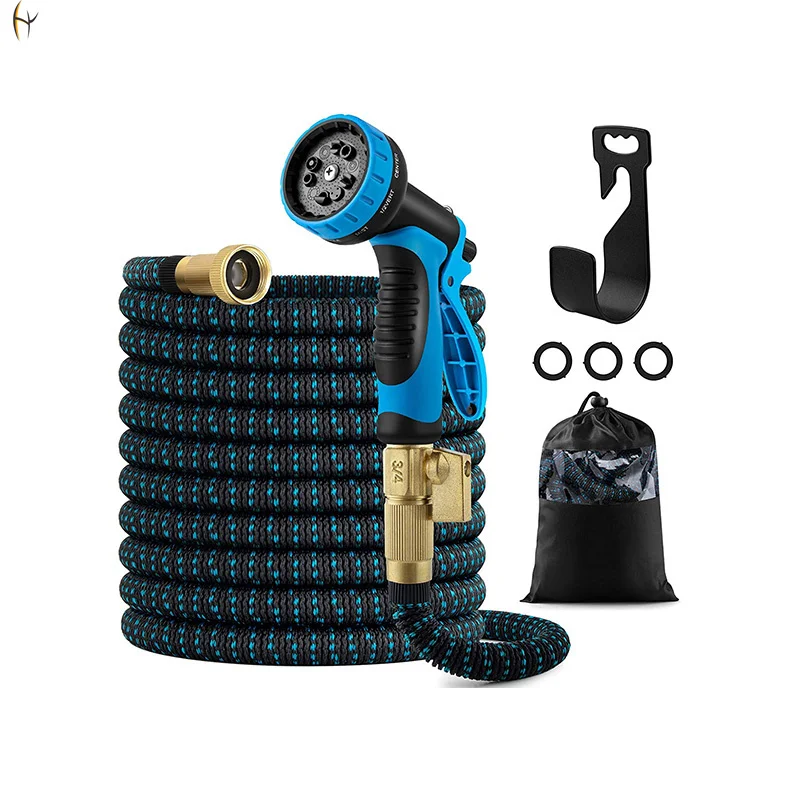 Good Quality Pipe Guides Spike Pvc Resin Rotary 25Ft-200Ft Expandable Garden Hose