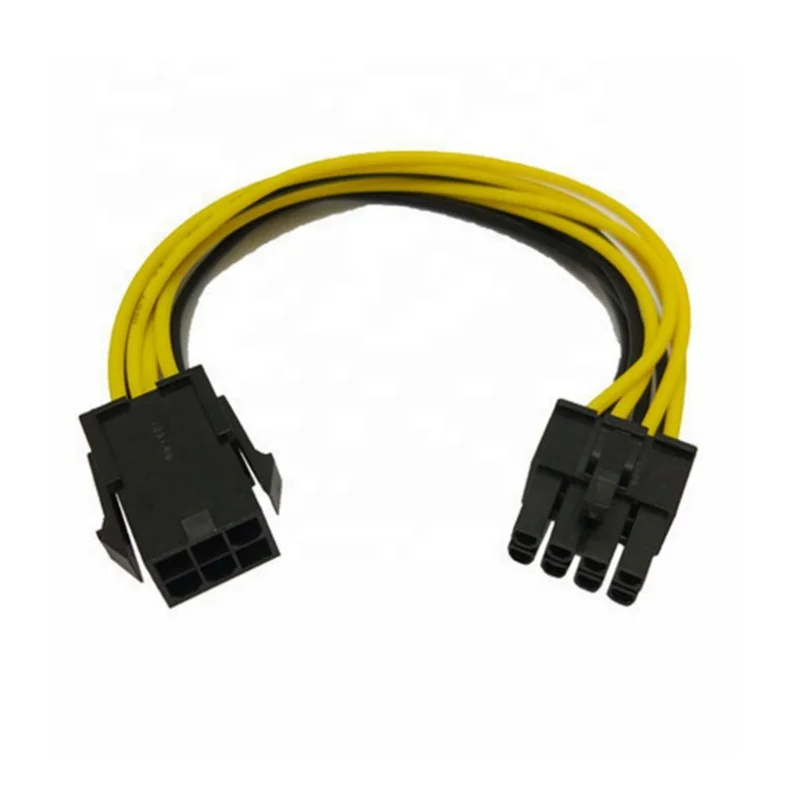 
6-pin to 8-pin PCI Express Power Adapter Converter Cable for GPU Video Card PCIE PCI-E 6-pin to 8-pin Adapter Cable #LR1 