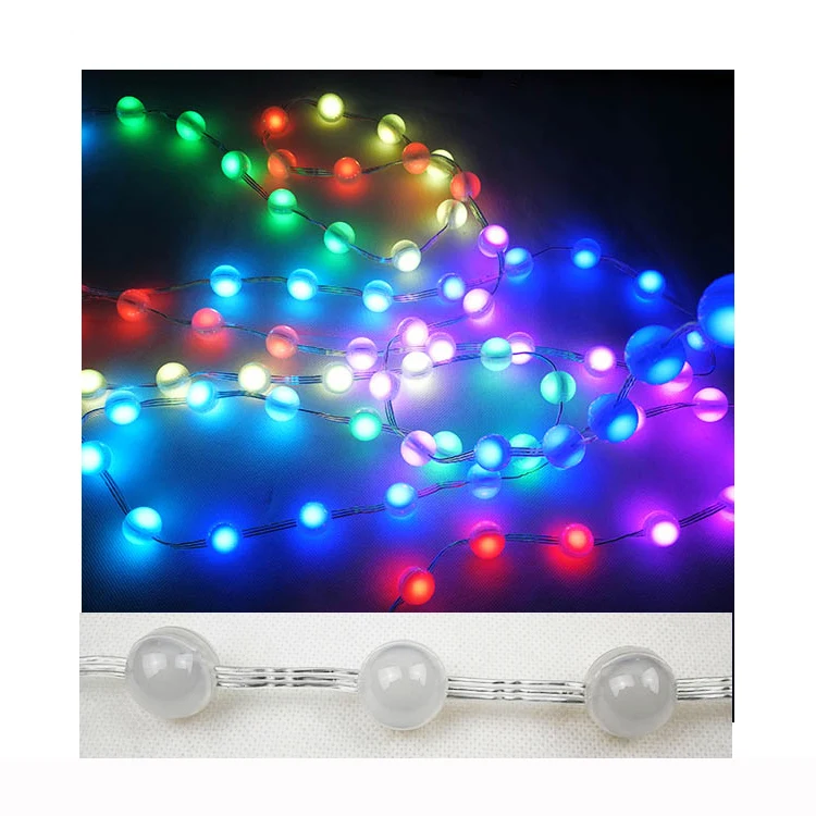 Diameter 20mm IP65 LED Curtain Light Mardix Disco Light Dance Hanging LED Ball DMX 3D Pixel Ball Party Club Lighting Decoration