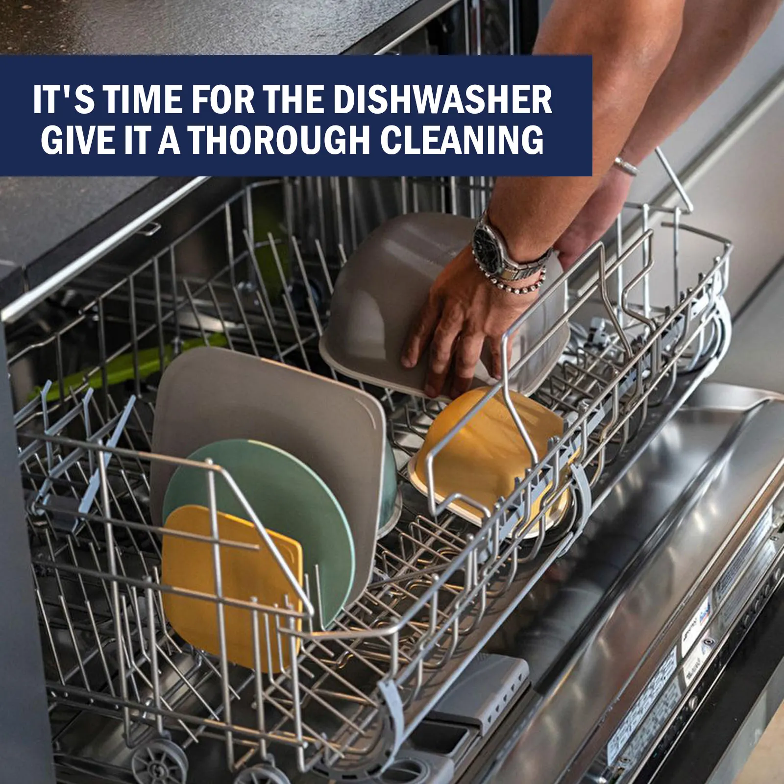 Jue-fish Dishwasher Cleaner Rich Foam Detergent Dishwasher Tablet Gentle Formula Dishwasher Cleaner Tablets
