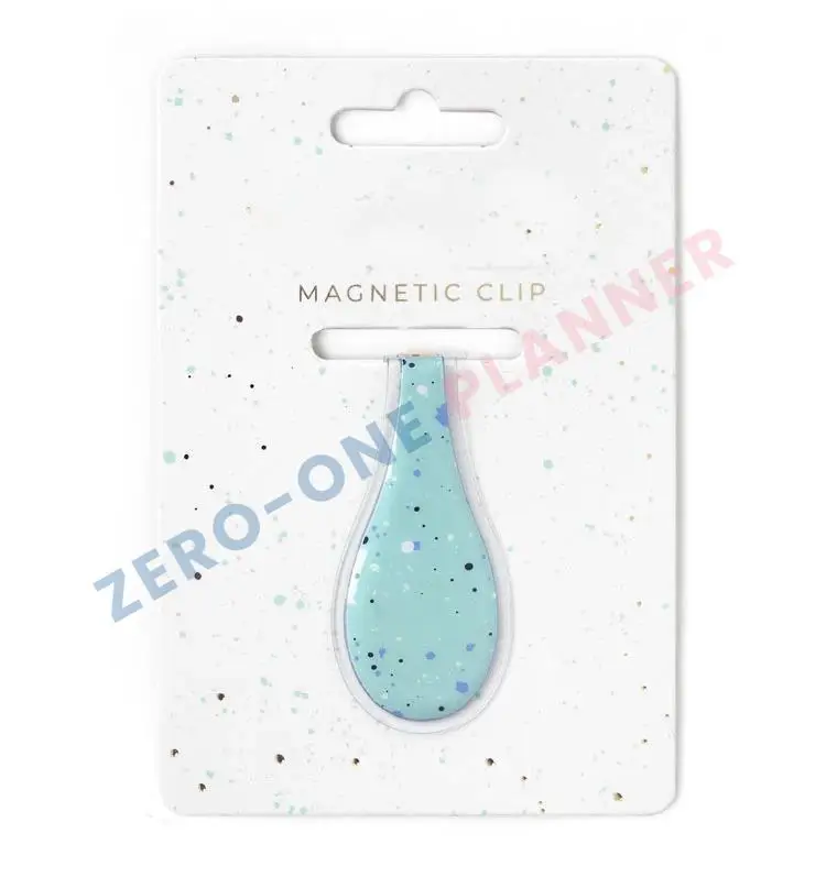 custom logo glitter star color bookmark magnetic bookclip page marker planner organizer paper oli clip plastic