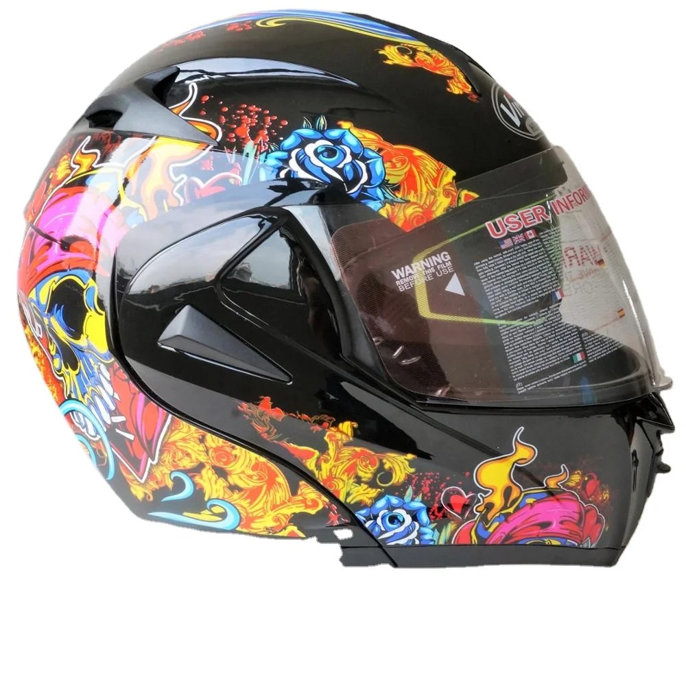 Custom ABS Flip Up Helmet Full face Helmet Motorcycle Helmet