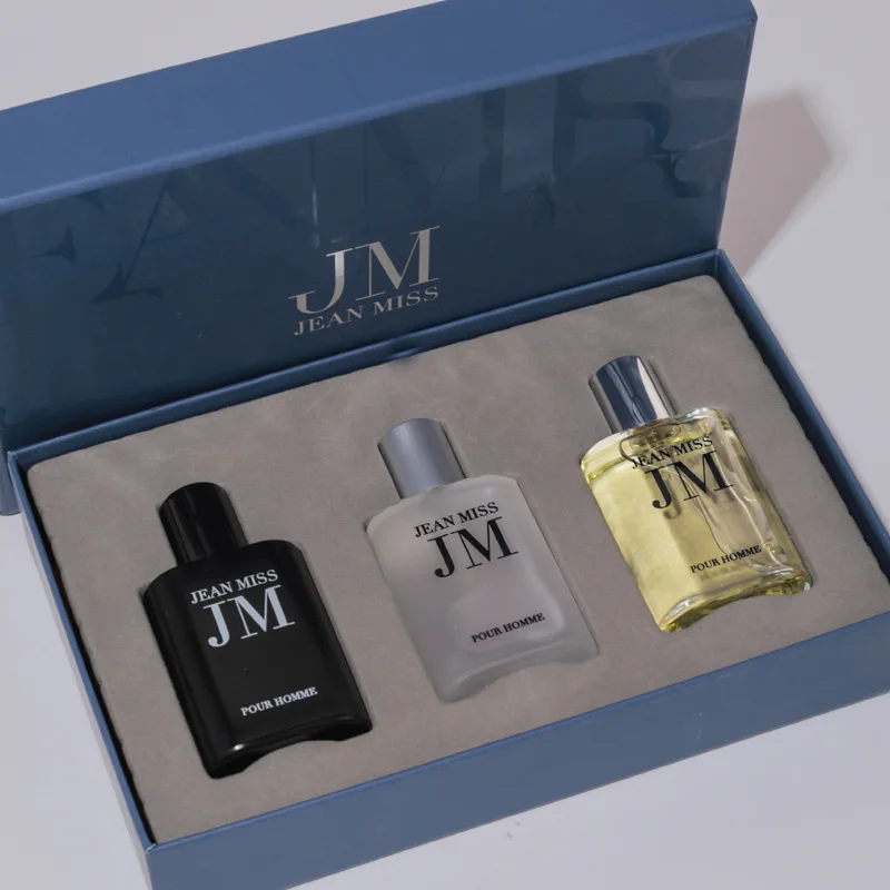 30ml 3pcs Private Label Long-Lasting Mens body spray Perfume Fragrance Original Perfume Gift set  For Men