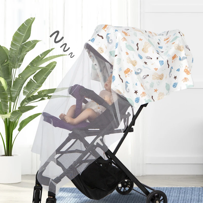 Cotton Nursing Cover Breastfeeding Scarf Large Breathable Breast Feeding Cover Lightweight Nursing Apron