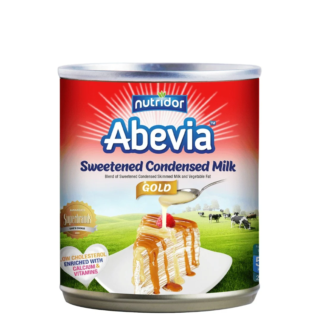 UAE s Abevia Sweetened Condensed Milk 390g Dairy Product Filled with Calcium Skimmed Milk Analogue