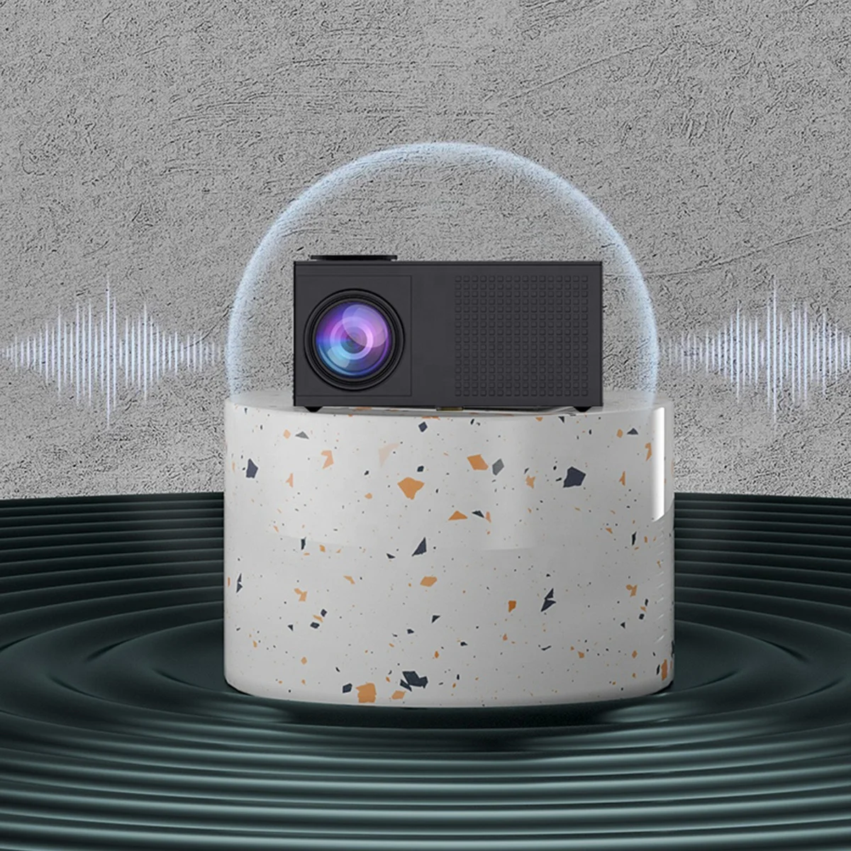 projector home theater 3d Supports 4K video decoding screen tv smart educational short throw projector