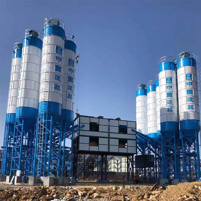 sale equipment 150 120m3/h batch plant concrete mini batching container stationary in pakistan