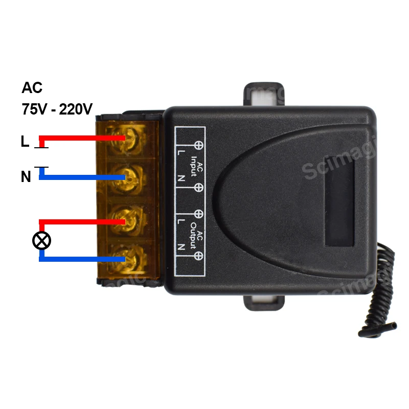  30A релейный выход радио AC80v 220V 250v 1 канальный приемник Мини беспроводной Радиочастотный пульт дистанционного управления