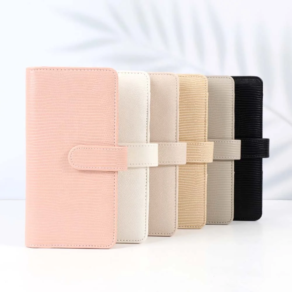 Hongbo Best Selling 6 Color Lizard Leather Card Holder Wallet for Passport, Bill, Money as Organizer/Budget/Notepad Cover