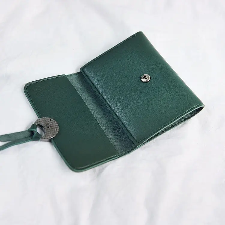 Ladies Short Wallet Colorful PU Leather Wallet Cash Envelop Women Wallet