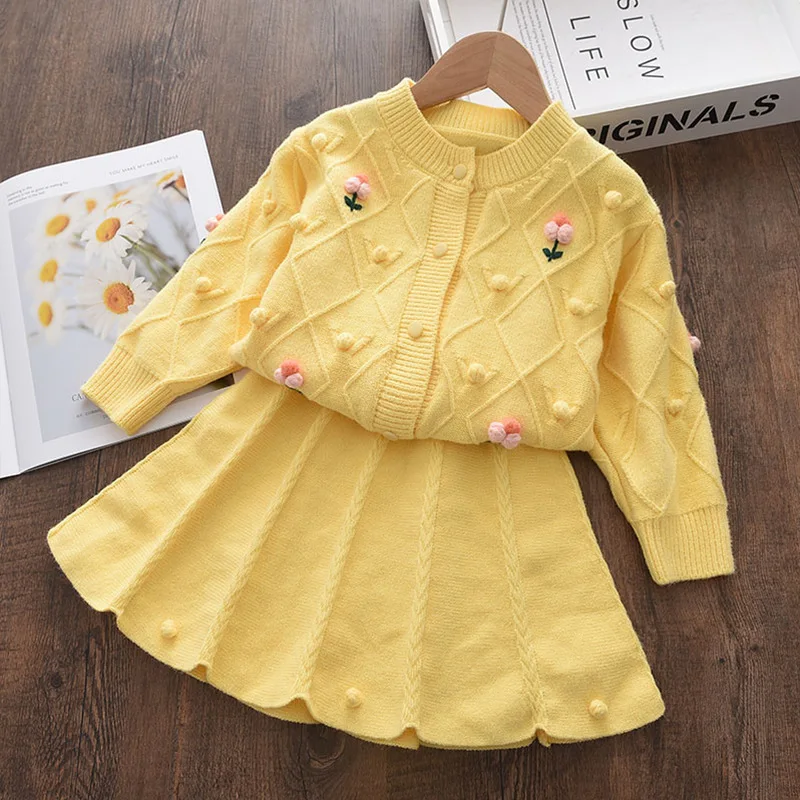 Spring Clothes for Kids Girls dresses summer skirt two piece of set skirt Girls clothing sets children clothes princesses dress
