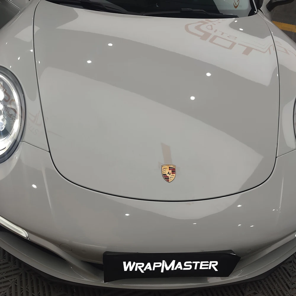 TSAUTOP 1.52*17m Self Healing TPU Volcanic Grey Color PPF Protective Film Hood Protector