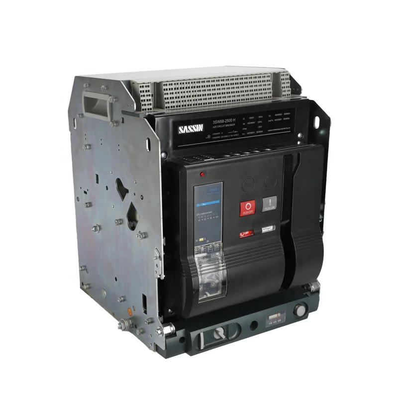 SASSIN 3SW68 low voltage 3 pole or 4 pole industrial control intelligent universal withdrawable air circuit breaker ACB