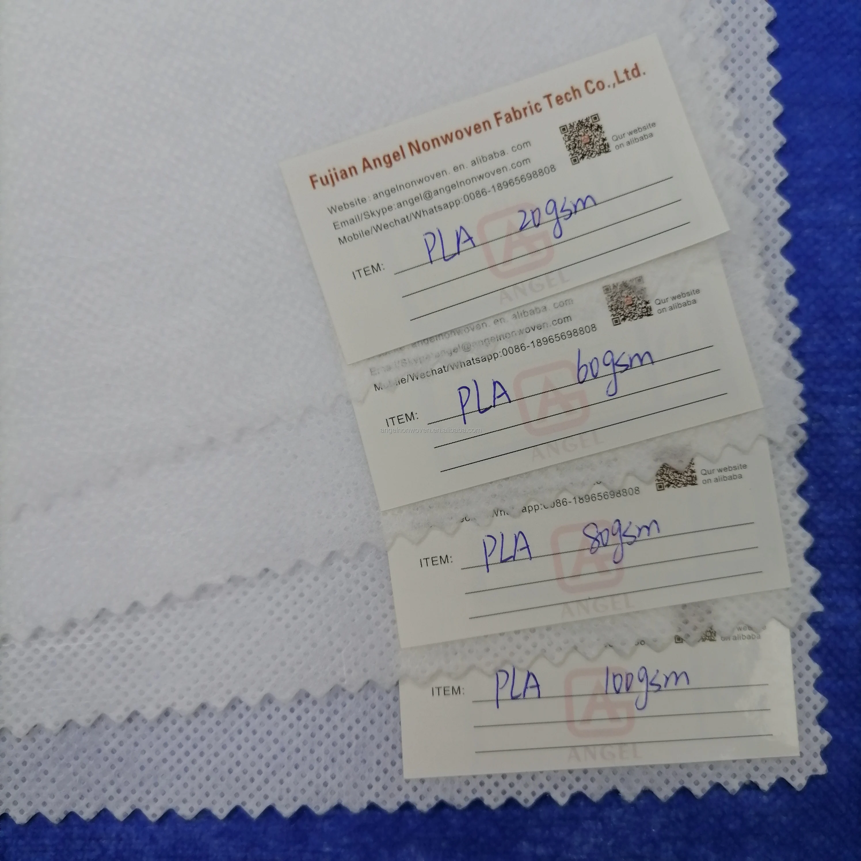 Degradable PLA Non Woven Fabric for Tea Packaging Bags PLA Spunbond Nonwoven Fabric for Seed Bag