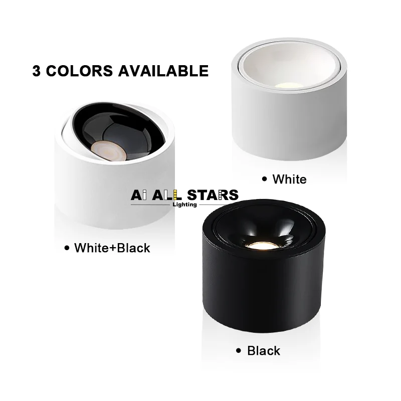 Factory Price Surface Downlight LED Home Office Down Light Anti-glare Spotlights Adjustable Led Surface Downlight Led Downlight