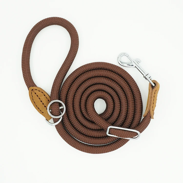 Yuanfei 2021dog harness customdog fashion secure leash jasper pet rope leash nylon leather